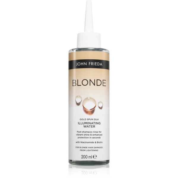 John Frieda Blonde Gold Spun Silk Illumintaing Water Pielęgnacja Rozjaśniająca Do Włosów Blond 200 Ml 