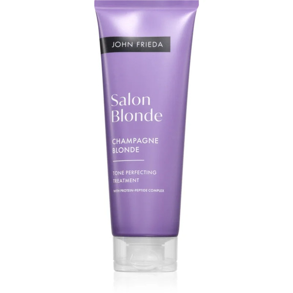  John Frieda Salon Blonde Tone Perfecting Treatment Krem Tonujący Dla Podkreślenia Koloru Włosów Odcień Sparkling Wine 120 Ml 