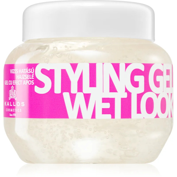  Kallos Kallos Classic Styling Gel żel Do Włosów Z Efektem Mokrych Włosów Ultra Silne Utrwalenie Wet Look 275 Ml 