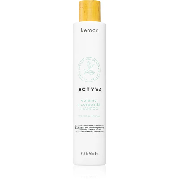  Kemon Group Actyva Volume E Corposità Szampon Zwiększający Objętość Włosów Cienkich Bez Silikonów 250 Ml 