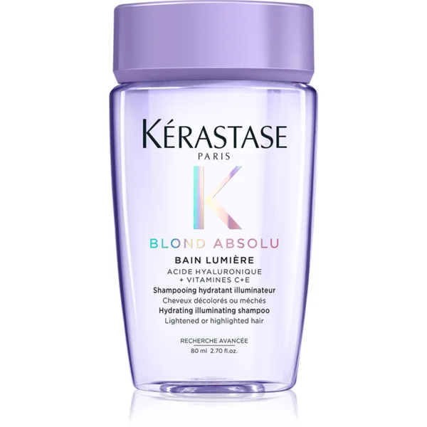  Kérastase Blond Absolu Bain Lumière Szampon Do Kąpieli Dla Włosów Rozjaśnionych Lub Z Balejażem 80 Ml 