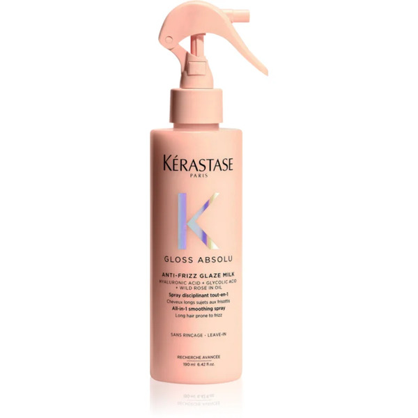  Kérastase Gloss Absolu Anti-frizz Glaze Milk Spray Bez Spłukiwania Do Nabłyszczania I Zmiękczania Włosów 190 Ml 