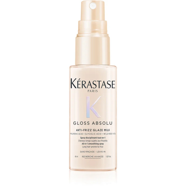  Kérastase Gloss Absolu Anti-frizz Glaze Milk Spray Bez Spłukiwania Do Nabłyszczania I Zmiękczania Włosów 45 Ml 