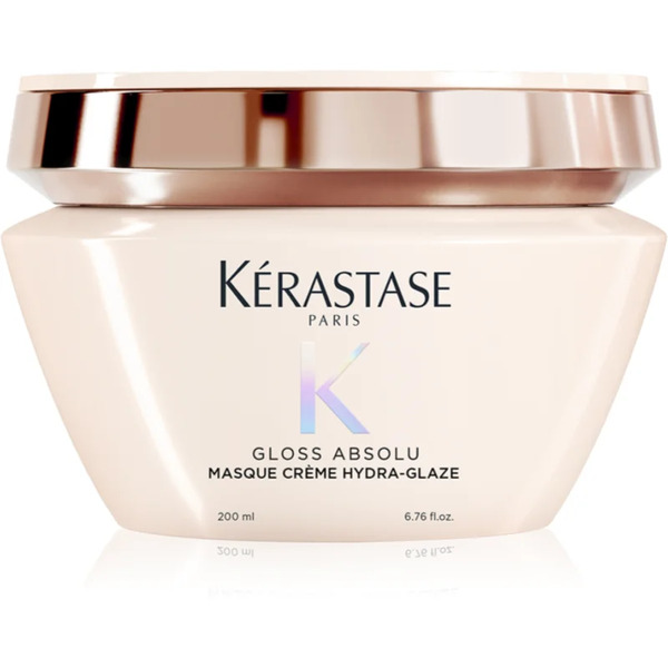  Kérastase Gloss Absolu Masque Créme Hydra-glaze Maska Do Włosów Do Włosów Nieposłusznych I Puszących Się 200 Ml 