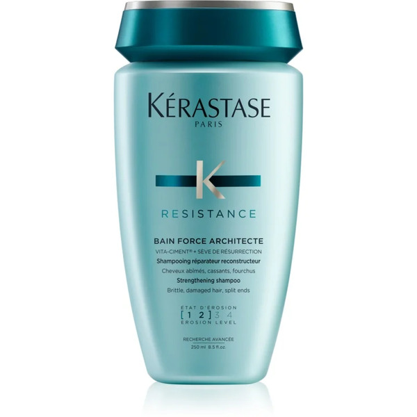  Kérastase Résistance Bain Force Architecte Szampon Wzmacniający Dla Włosów Osłabionych I Lekko Zniszczonych 250 Ml 