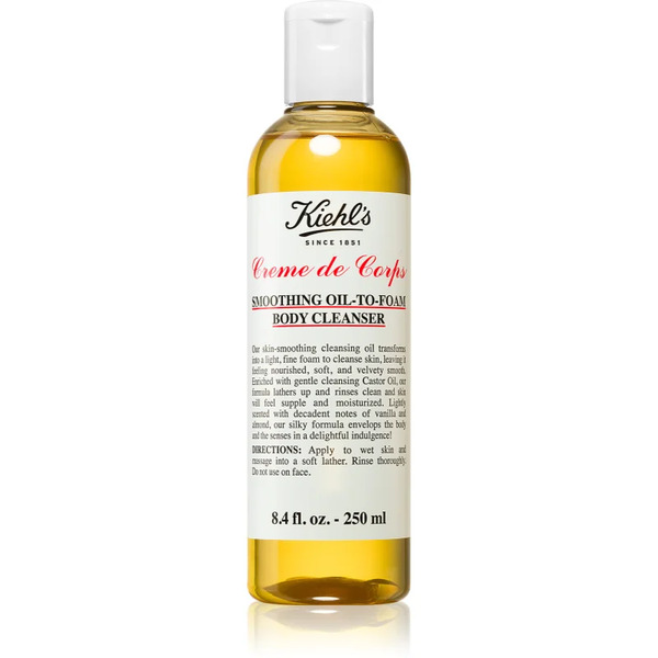  Kiehl's Creme De Corps Smoothing Oil-to-foam Body Cleanser Olejek Do Ciała Do Wszystkich Rodzajów Skóry 250 Ml 