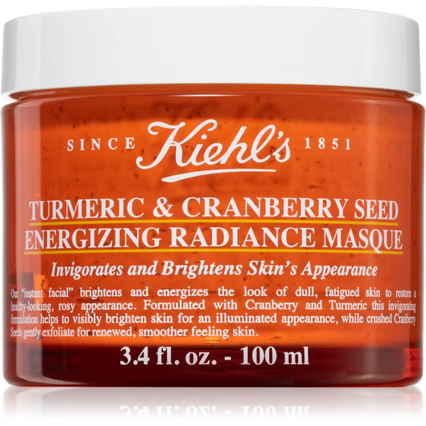  Kiehl's Turmeric & Cranberry Seed Energizing Radiance Mask Rozjaśniająca Maseczka Do Twarzy Do Wszystkich Rodzajów Skóry, Też Wrażliwej 100 Ml 