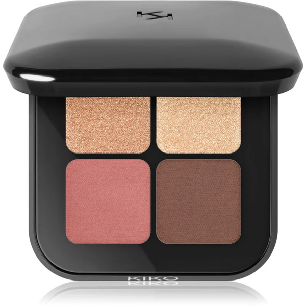 Kiko Milano Bright Quartet Paleta Cieni Do Powiek Odcień 02 Rosy Mauve Variations 3.5 G 