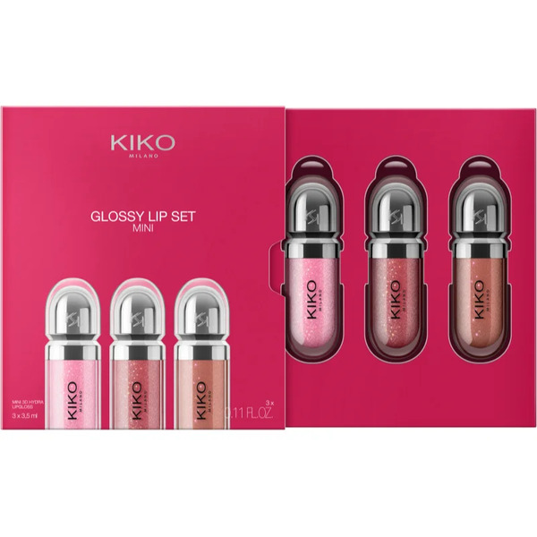  Kiko Milano Glossy Lip Set Mini Zestaw Błyszczyków Opakowanie Mini 