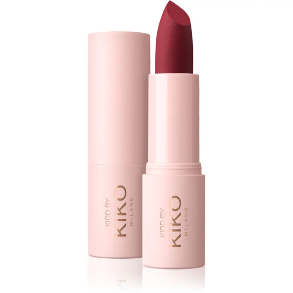  Kiko Milano Kind By Kiko Soft Matte Lipstick Aksamitna Pomadka Z Matowym Wykończeniem Odcień 04 Scarlet Earth 4 G 