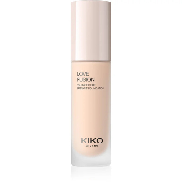  Kiko Milano Love Fusion 24h Moisture Radiant Foundation Długotrwały Podkład W Kremie O Działaniu Nawilżającym Odcień 1 Warm Gold 30 Ml 