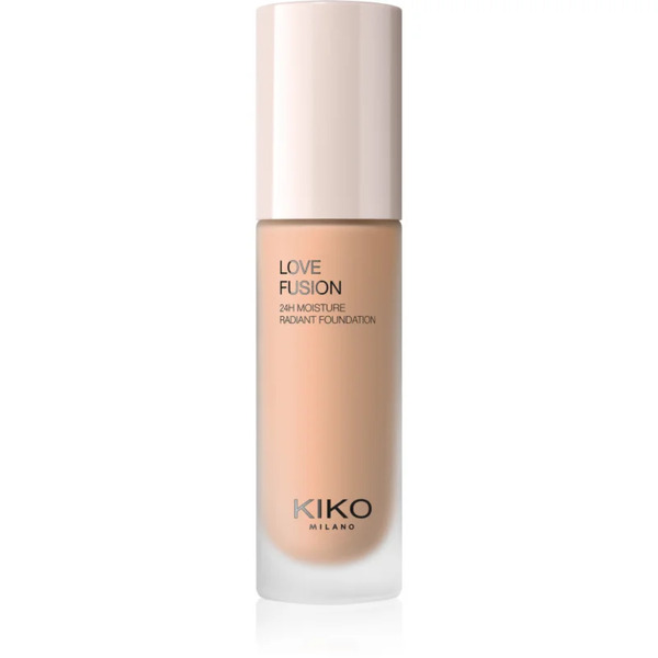  Kiko Milano Love Fusion 24h Moisture Radiant Foundation Długotrwały Podkład W Kremie O Działaniu Nawilżającym Odcień 6.5 Warm Gold 30 Ml 