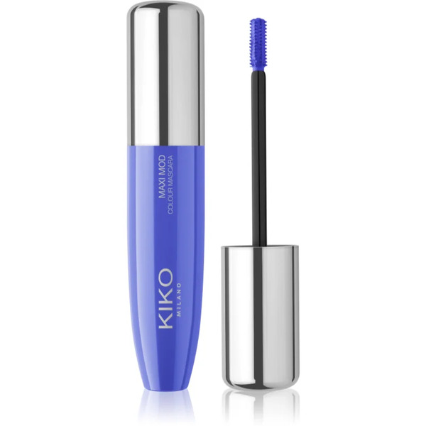  Kiko Milano Maxi Mod Colour Mascara Długotrwały Tusz Pogrubiający Rzęsy Odcień 01 Electric Blue 12 Ml 