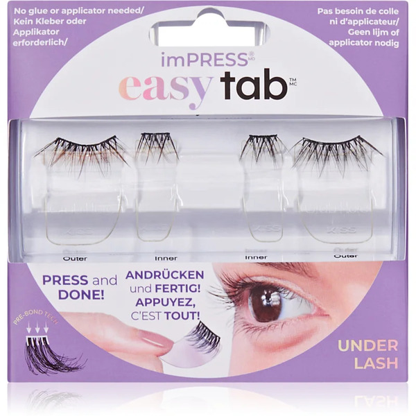  Kiss Impress Easy Tab Kępki Rzęs Samoprzylepne 4 Szt. 