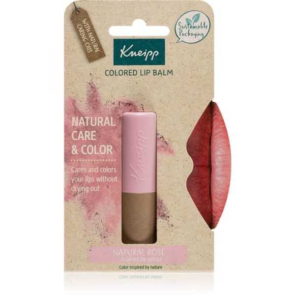  Kneipp Natural Care & Color Tonujący Balsam Do Ust Odcień Natural Rosé 3.5 G 