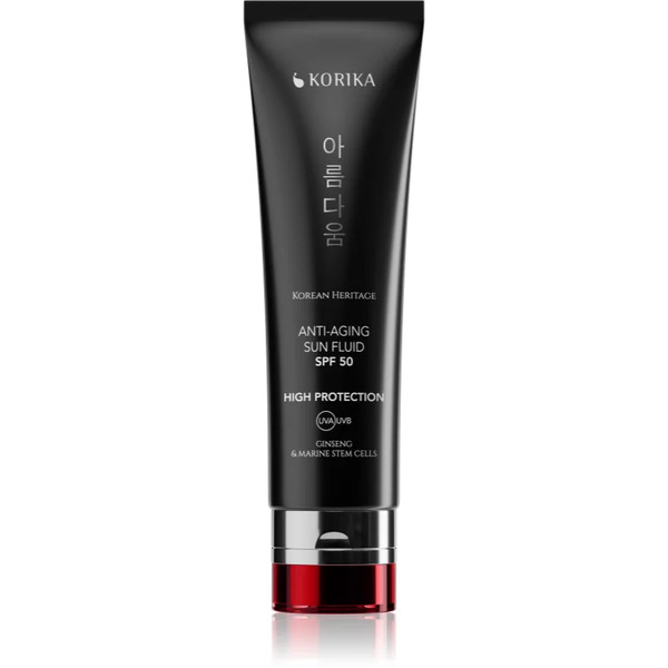  Korika Korean Heritage Ginseng & Marine Stem Cells Anti-aging Sun Fluid Spf 50 Fluid Ochronny Przeciw Starzeniu Się Skóry Spf 50 50 Ml 