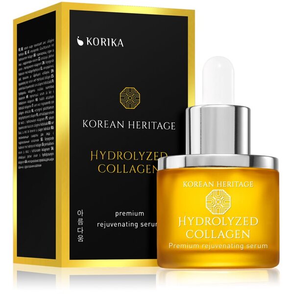  Korika Korean Heritage Hydrolyzed Collagen Premium Rejuvenating Serum Odmładzające Serum Do Twarzy Z Hydrolizowanym Kolagenem 30 Ml 