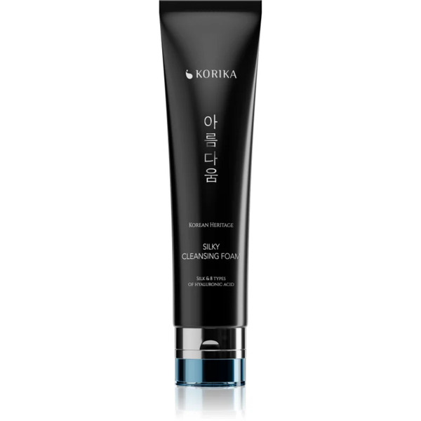  Korika Korean Heritage Silk & 8 Types Of Hyaluronic Acid Silky Cleansing Foam Pianka Oczyszczająca O Działaniu Nawilżającym 150 Ml 