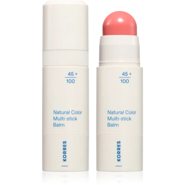  Korres Natural Color Multi-stick Balm Wieofunkcyjny Kosmetyk Do Makijażu Ust I Policzków Odcień Petal Pink 4.5 G 