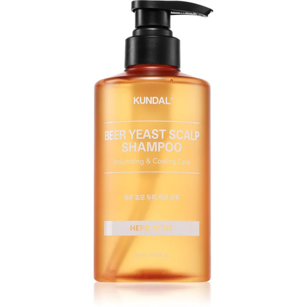  Kundal Beer Yeast Hair Loss Relief Shampoo Szampon Stymulująco-odświeżający Przeciw Wypadaniu Włosów Z Zapachem Herb Mint 500 Ml 