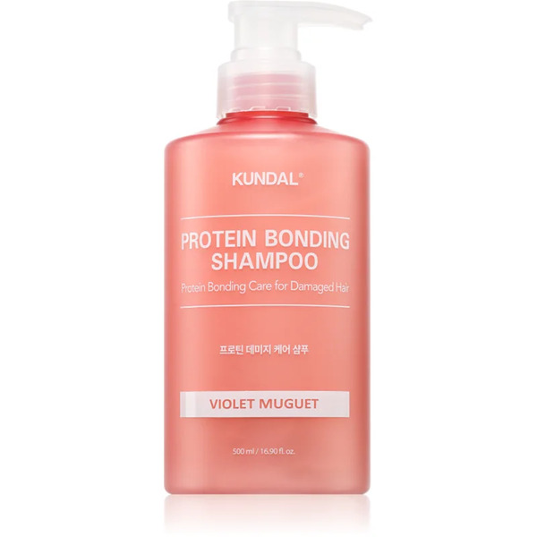  Kundal Protein Bonding Care Shampoo Szampon Odżywczy Do Włosów Suchych I Zniszczonych Z Zapachem Violet Muguet 500 Ml 