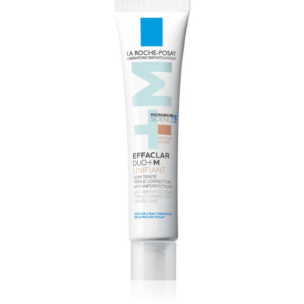  La Roche-posay Effaclar Duo+m Unifiant Lekki Krem Tonujący O Działaniu Nawilżającym Odcień Medium 40 Ml 