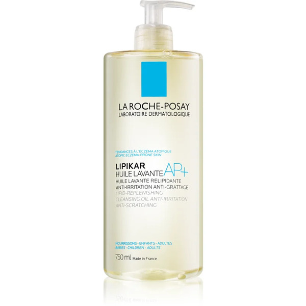  La Roche-posay Lipikar Huile Ap+ Zmiękczający Olejek Oczyszczający Uzupełniający Lipidy, Przeciw Podrażnieniom 750 Ml 