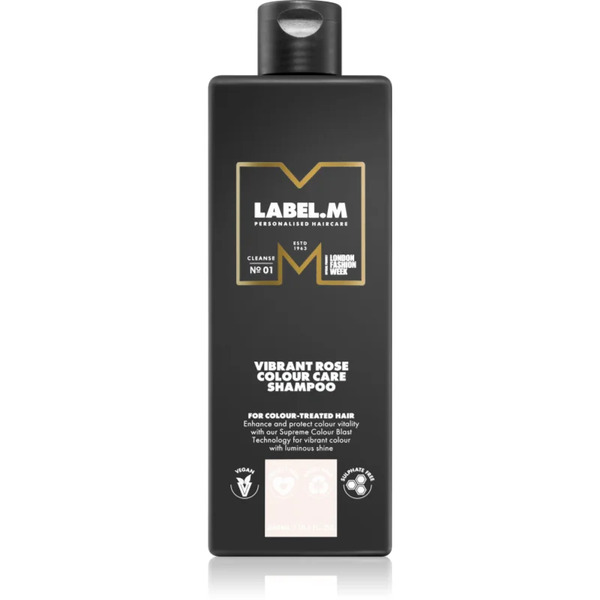  Label.m Vibrant Rose Szampon Chroniąca Kolor 300 Ml 