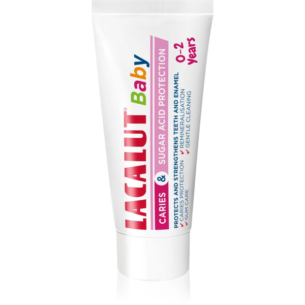  Lacalut Baby Caries And Sugar Acid Protection Pasta Do Zębów Dla Dzieci 0-2 Years 55 Ml 