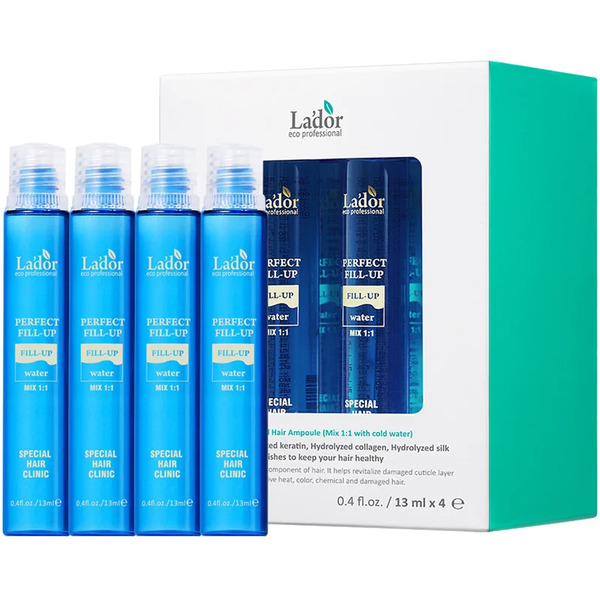  La'dor Perfect Hair Fill-up Intensywna Pielęgnacja O Skoncentrowanej Formule Do Włosów Słabych I Zniszczonych 4x13 Ml 