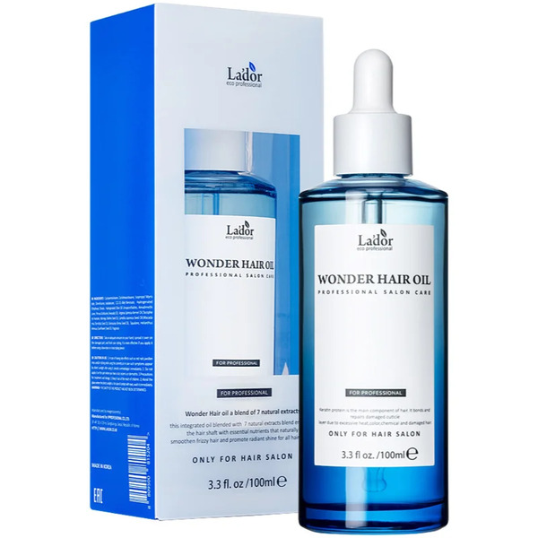  La'dor Wonder Hair Oil Olejek Do Włosów Do Włosów Bardzo Zniszczonych Z Rozdwojonymi Końcówkami 100 Ml 