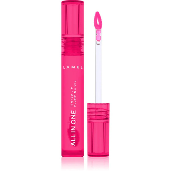  Lamel All In One Lip Tinted Plumping Oil Tonujący Olejek Do Ust Do Zwiększenia Objętości № 404 Berry Ice 3 Ml 