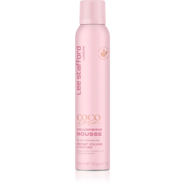  Lee Stafford Coco Loco Agave Luksusowa Pianka Nadająca Objętości Do Włosów Cienkich I Delikatnych 200 Ml 