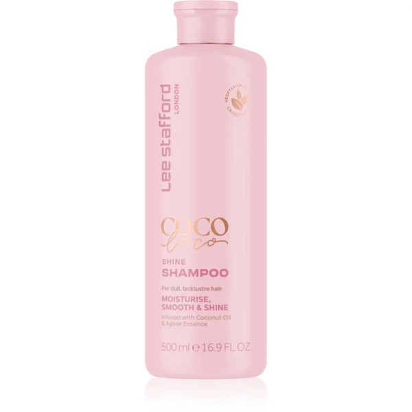  Lee Stafford Coco Loco Agave Szampon Do Codziennego Mycia Włosów Do Nabłyszczania I Zmiękczania Włosów 500 Ml 