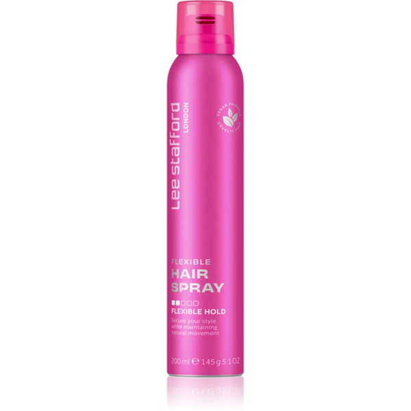  Lee Stafford Styling Hair Spray Flexible Hold Fat N Flexible Lakier Do Włosów Elastycznie Utrwalające 200 Ml 