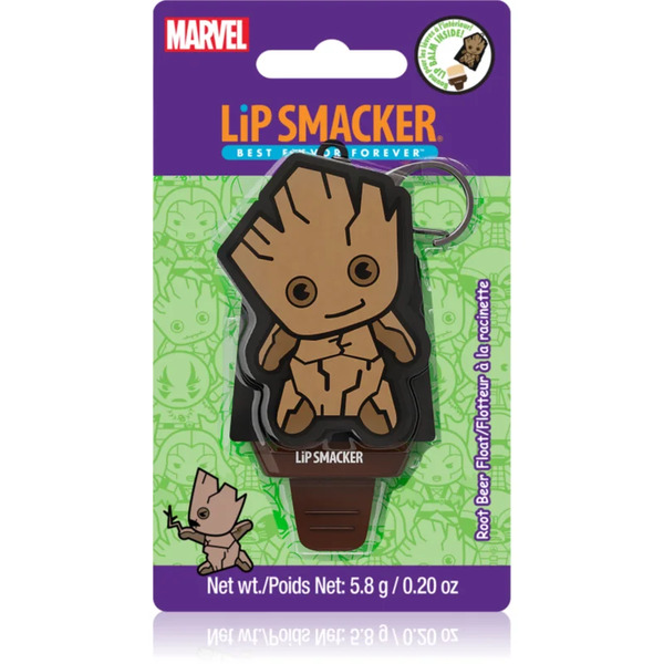  Lip Smacker Marvel Guardians Of The Galaxy Brelok Do Kluczy Z Balsamem Dla Dzieci Groot (root Beer Float) 5,8 G 