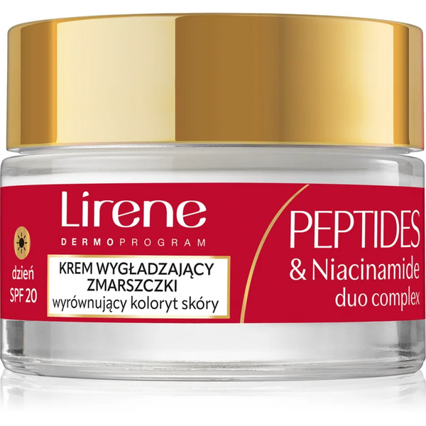  Lirene Peptides & Niacinamide Duo Complex Ujędrniający Krem Przeciwzmarszczkowy Na Dzień Do Skóry Dojrzałej Spf20 50 Ml 