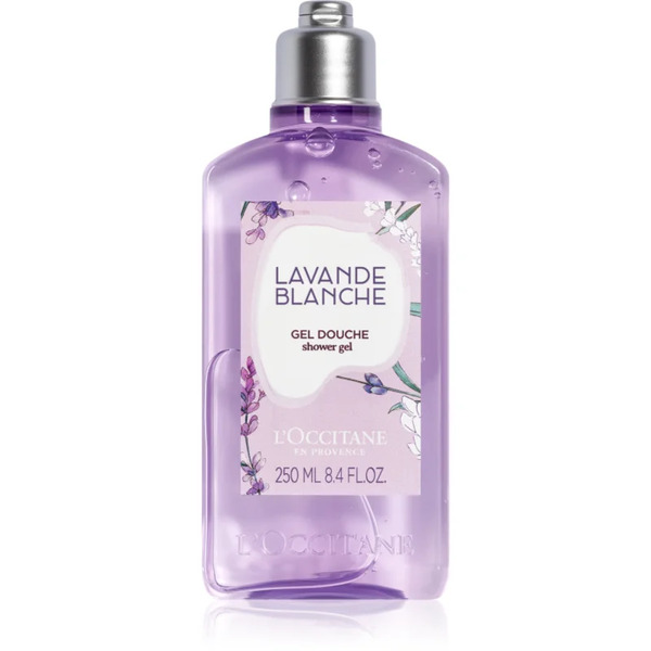  L’occitane Lavande Blanche Perfumed Shower Gel Kojący żel Pod Prysznic 250 Ml 