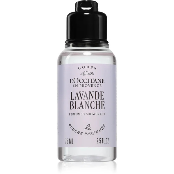  L’occitane Lavande Blanche Perfumed Shower Gel Kojący żel Pod Prysznic 75 Ml 