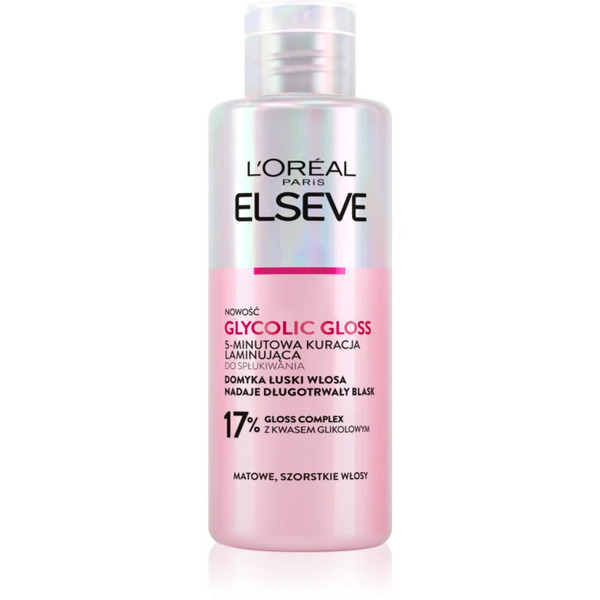  L’oréal Paris Elseve Glycolic Gloss Maska Do Włosów Wygładzająca I Regenerująca Zniszczone Włosy 200 Ml 