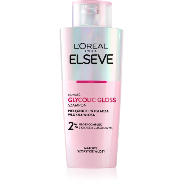  L’oréal Paris Elseve Glycolic Gloss Szampon Rewitalizujący Przywracający Blask Włosom Matowym 200 Ml 