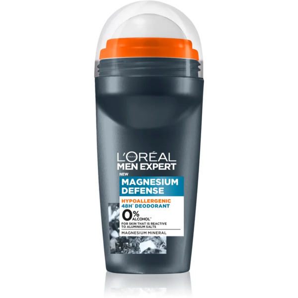  L’oréal Paris Men Expert Magnesium Defence Dezodorant Roll-on Dla Mężczyzn 50 Ml 