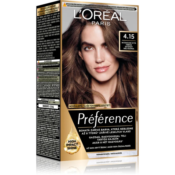  L’oréal Paris Préférence Farba Do Włosów Odcień 4.15 Intense Deep Brown 1 Szt. 