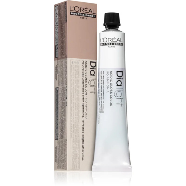  L’oréal Professionnel Dia Light Trwała Farba Do Włosów Bez Amoniaku Odcień 8.34 Biondo Chiaro Dorato Rame 50 Ml 