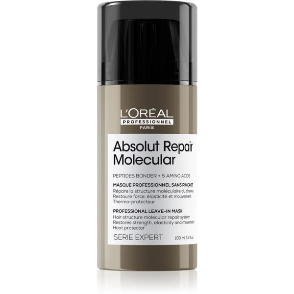  L’oréal Professionnel Serie Expert Absolut Repair Molecular Maseczka Regenerująca Do Włosów Zniszczonych 100 Ml 