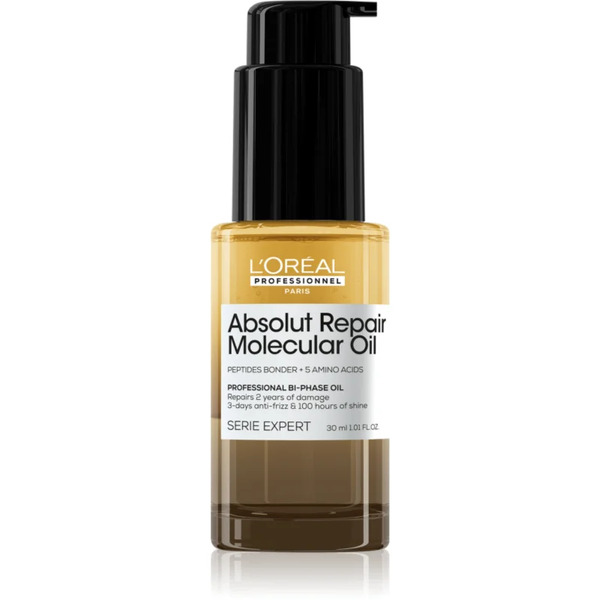  L’oréal Professionnel Serie Expert Absolut Repair Molecular Odżywczy Olejek Do Włosów Do Włosów Zniszczonych 30 Ml 