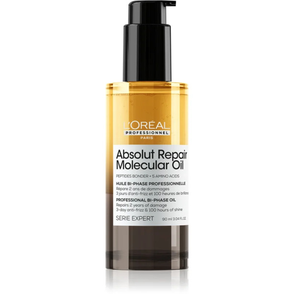  L’oréal Professionnel Serie Expert Absolut Repair Molecular Odżywczy Olejek Do Włosów Do Włosów Zniszczonych 90 Ml 