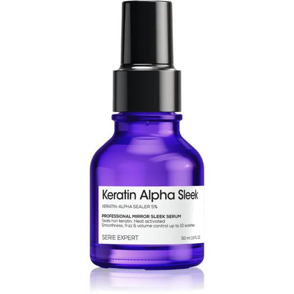  L’oréal Professionnel Serie Expert Keratin Alpha Sleek Serum Wygładzające Do Nabłyszczania I Zmiękczania Włosów 50 Ml 