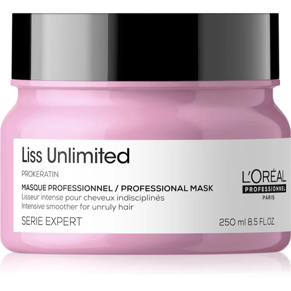  L’oréal Professionnel Serie Expert Liss Unlimited Maseczka Wygładzająca Do Włosów Trudno Poddających Się Stylizacji 250 Ml 