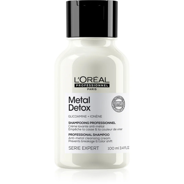  L’oréal Professionnel Serie Expert Metal Detox Szampon Głęboko Oczyszczający Do Włosów Farbowanych I Zniszczonych 100 Ml 